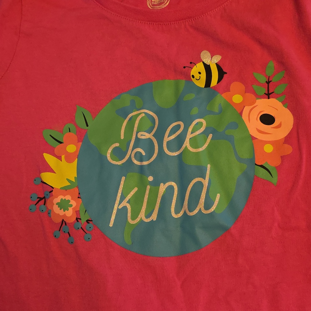 Kids Wonder Nation Kids Graphic Tees - Pink, Orange, Green, Yellow, Blue - Picture 3 of 9